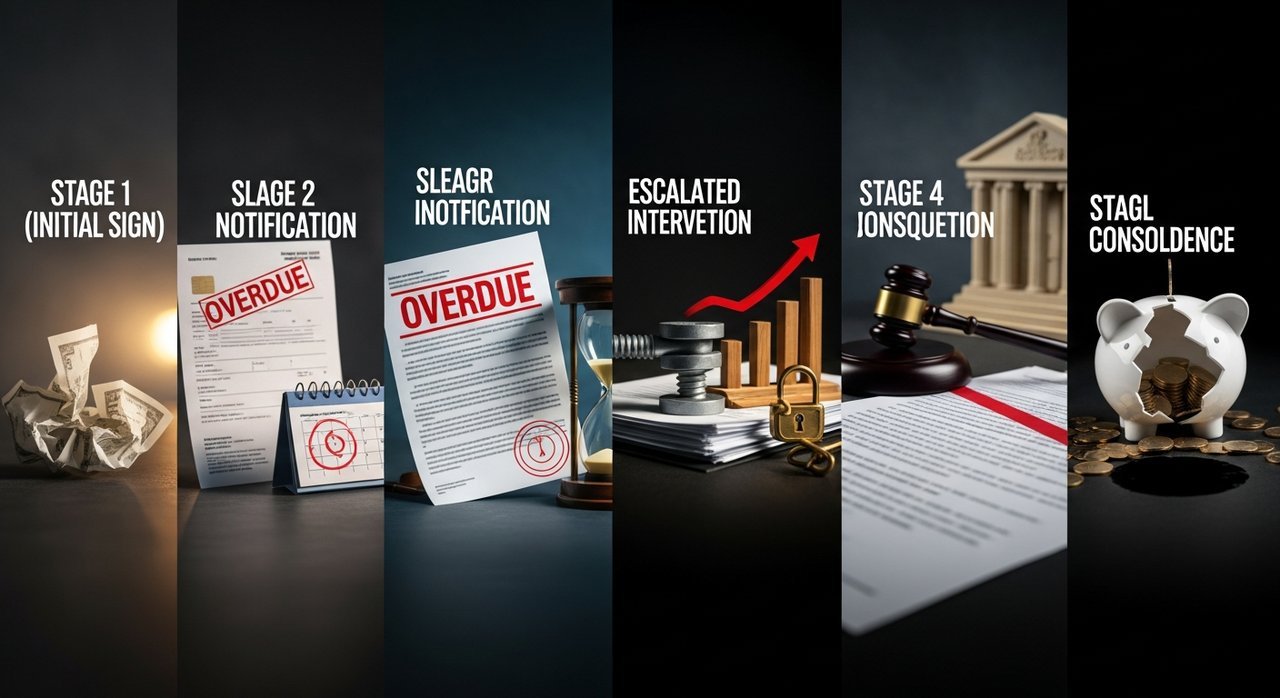 대출 연체 시 규제 단계별 은행 조치: 5단계 대응 완벽 가이드