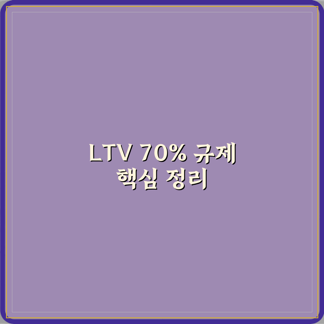 LTV 70% 규제란 무슨 뜻이고 집값 대비 대출은 얼마나 나오나 직접 해봤어요 솔직후기